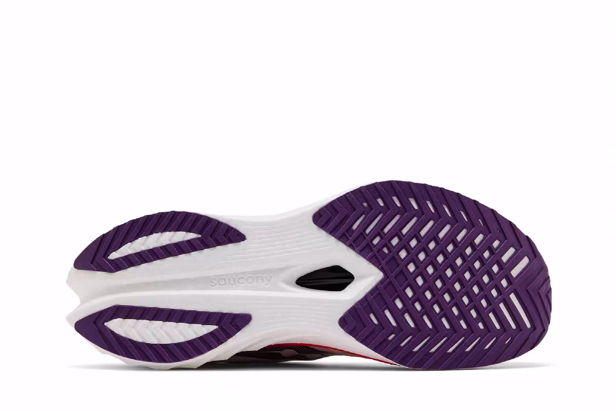 Saucony Endorphin Speed 4 White ViZiOrange, view 5