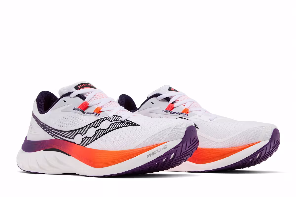 Saucony Endorphin Speed 4 White ViZiOrange, view 9