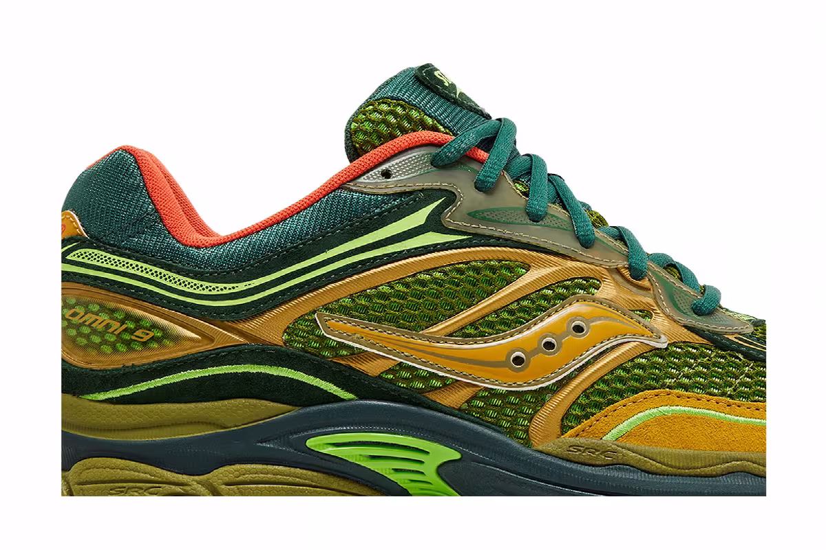 Starcow x Saucony ProGrid Omni 9 Nature Acts, Man Does, view 3