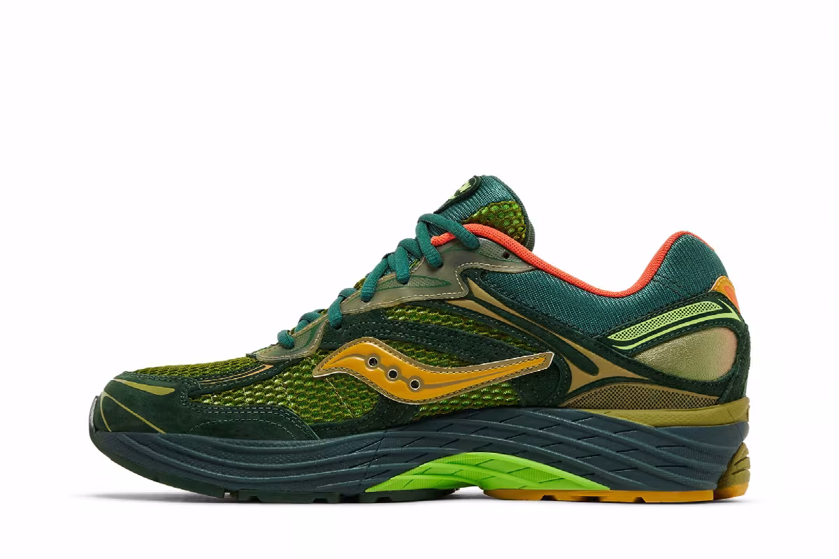 Starcow x Saucony ProGrid Omni 9 Nature Acts, Man Does, view 4