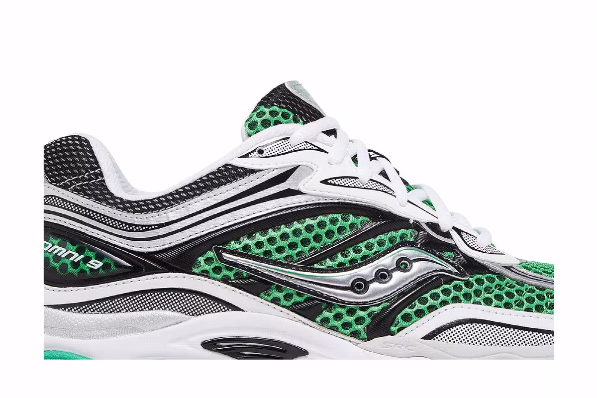 Saucony Progrid Omni 9 OG Green Silver, view 3