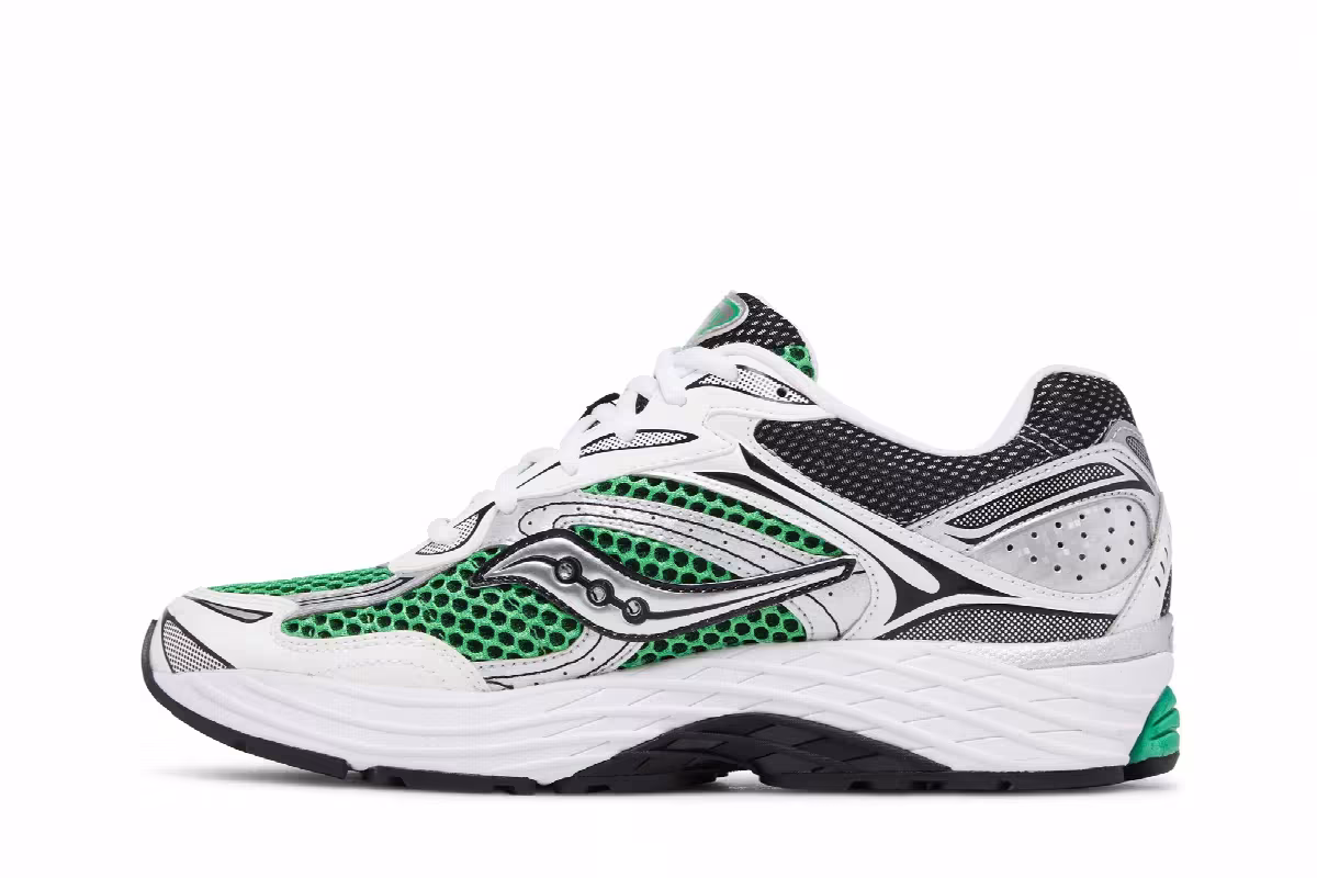 Saucony Progrid Omni 9 OG Green Silver, view 4