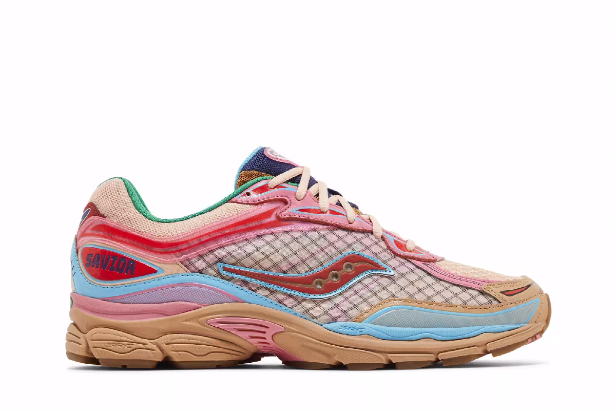 Jae Tips x Saucony ProGrid Omni 9 To Do List - Tan, view 2