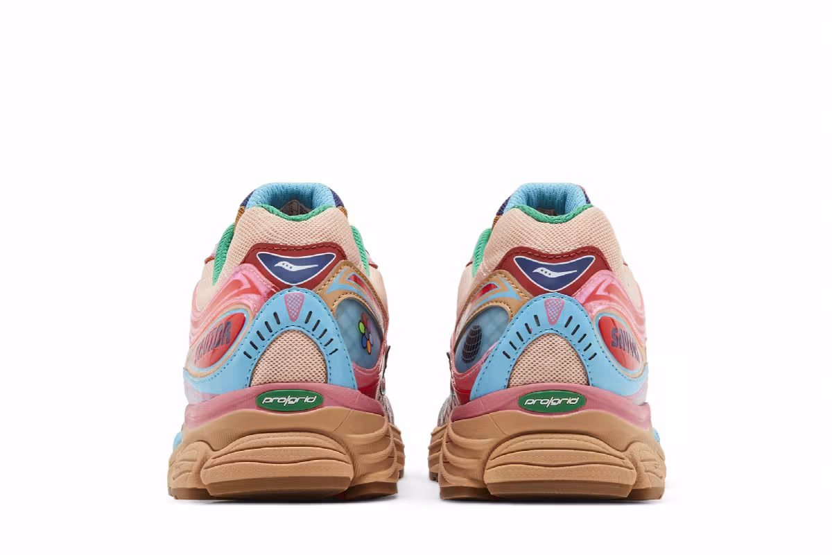 Jae Tips x Saucony ProGrid Omni 9 To Do List - Tan, view 7