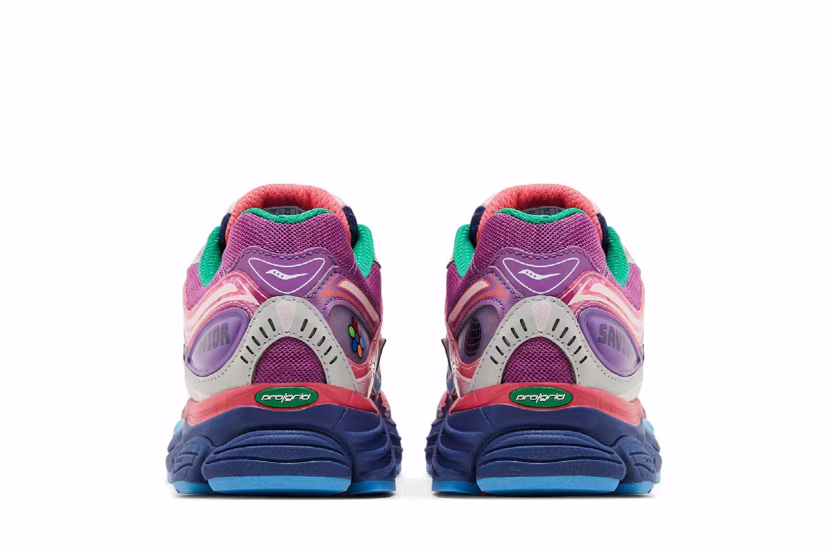 Jae Tips x Saucony ProGrid Omni 9 To Do List - Pink, view 7