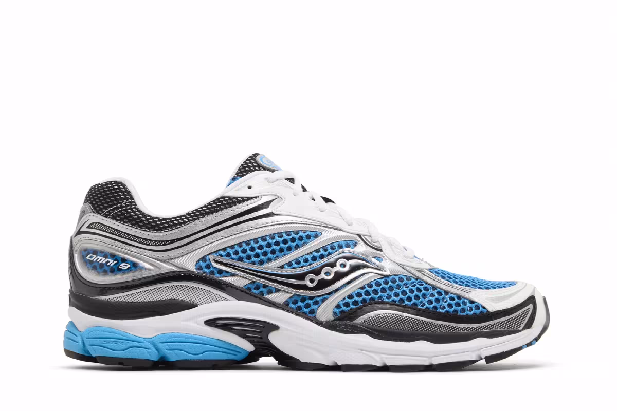 Saucony Progrid Omni 9 OG Royal Silver, view 2