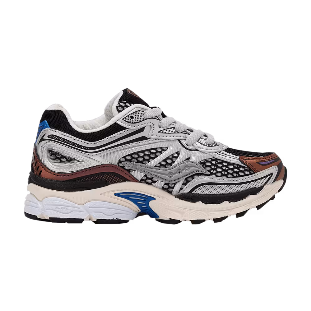 Saucony ProGrid Omni 9 Big Kid Black Silver Burgundy