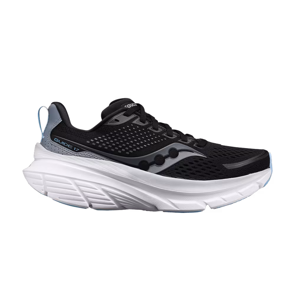 Saucony Women's Guide 17 Wide Black Fog