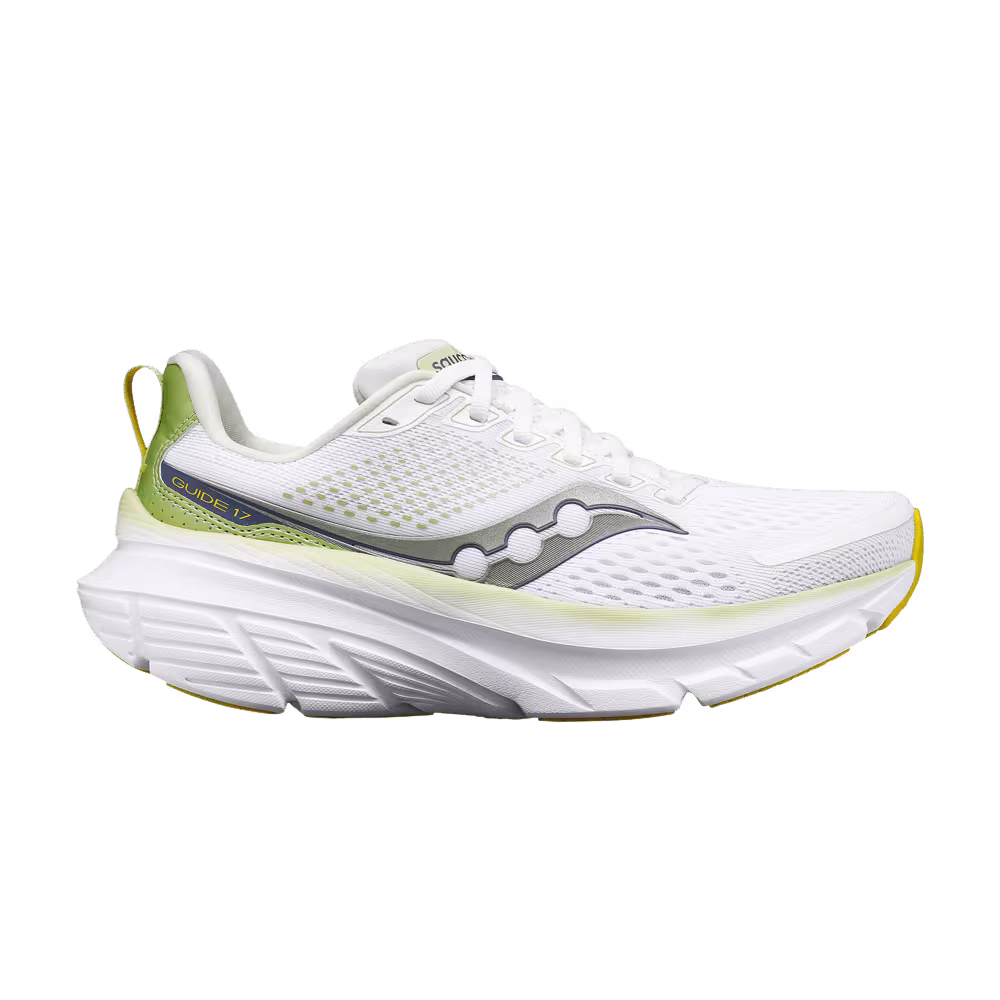 Saucony Women's Guide 17 White Fern