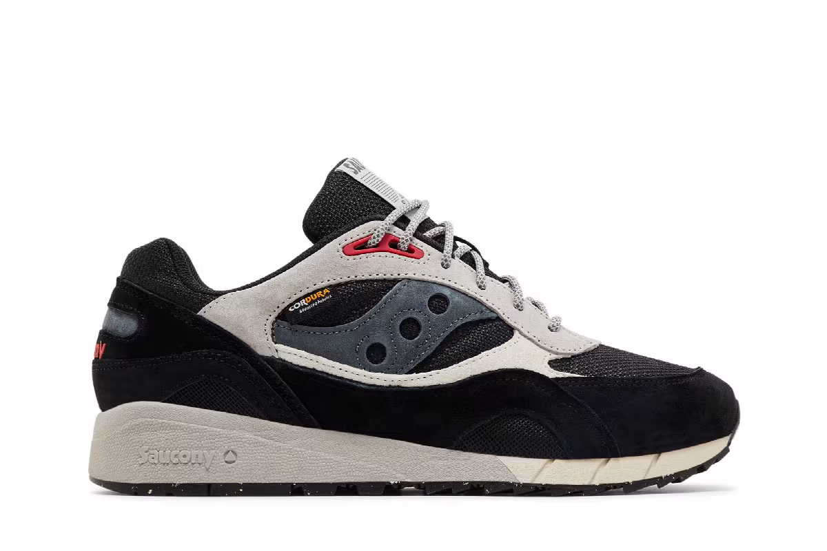 Saucony Shadow 6000 Cordura Black Dove, view 2