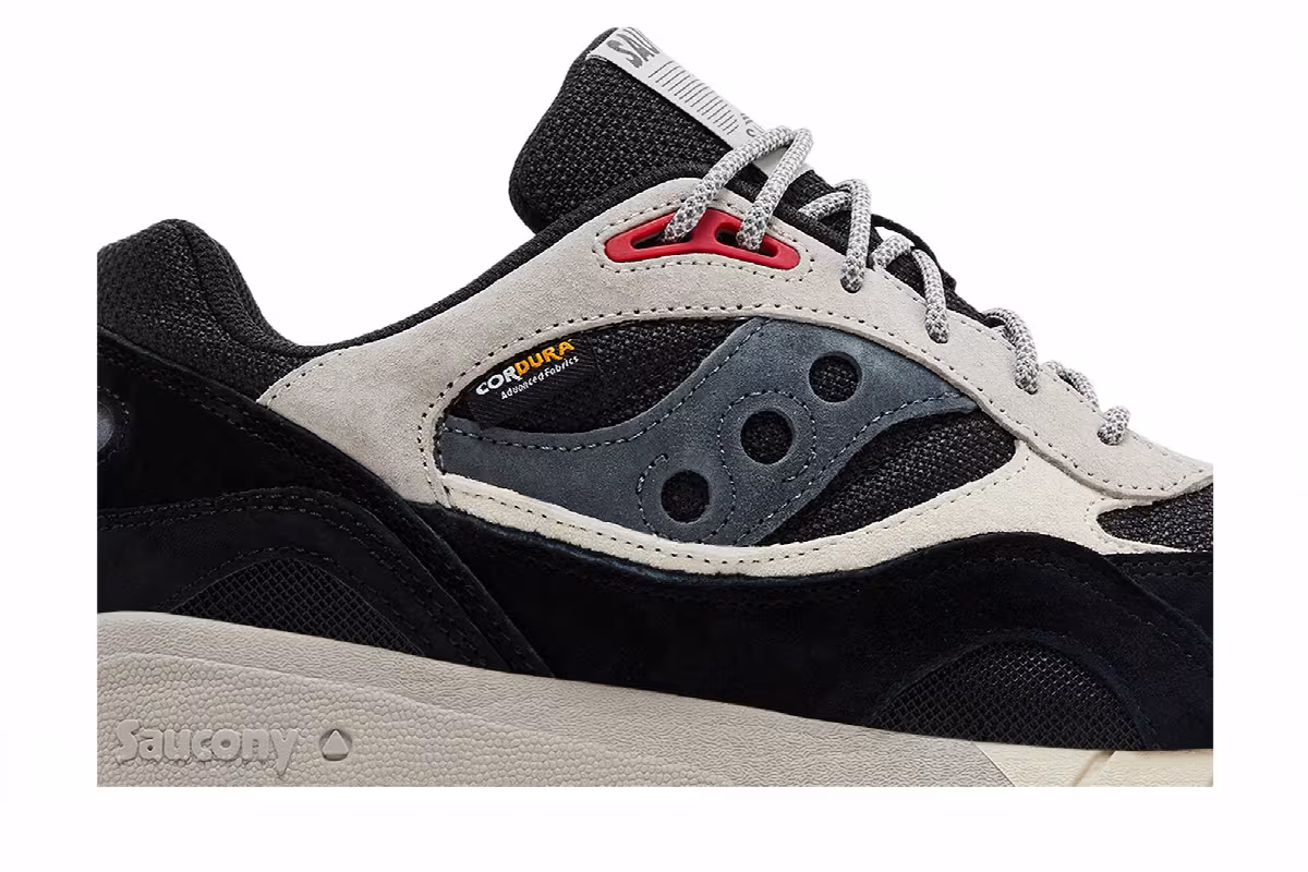 Saucony Shadow 6000 Cordura Black Dove, view 3