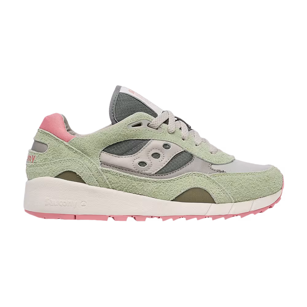 Saucony Women's Shadow 6000 Lux Green Ivory Pink