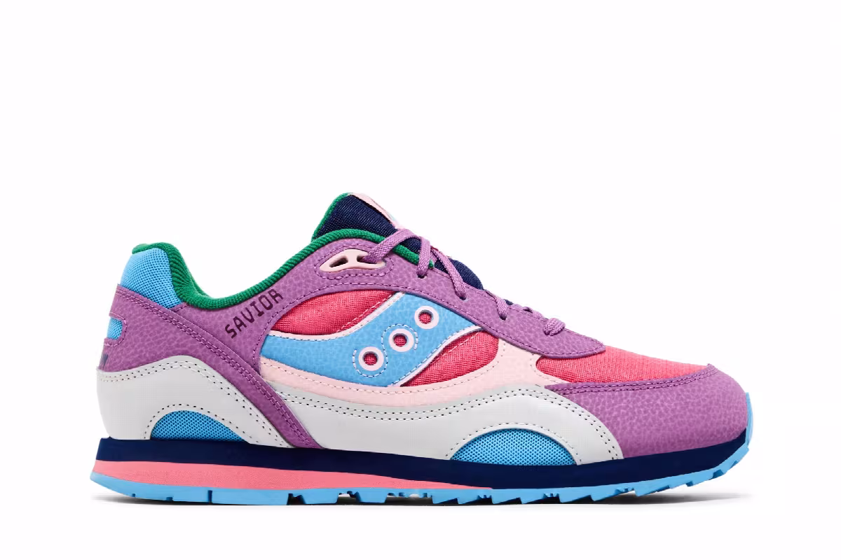 Jae Tips x Saucony Shadow 6000 Big Kid To Do List - Purple, view 2