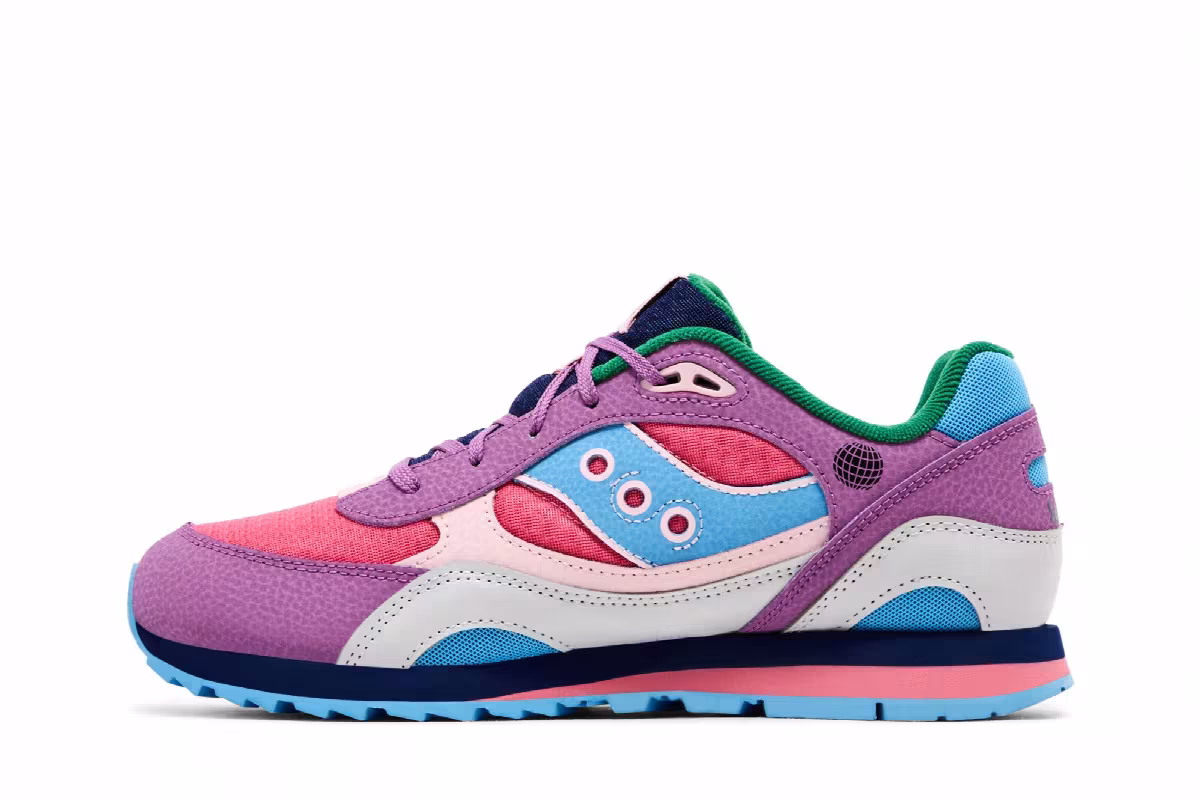 Jae Tips x Saucony Shadow 6000 Big Kid To Do List - Purple, view 4