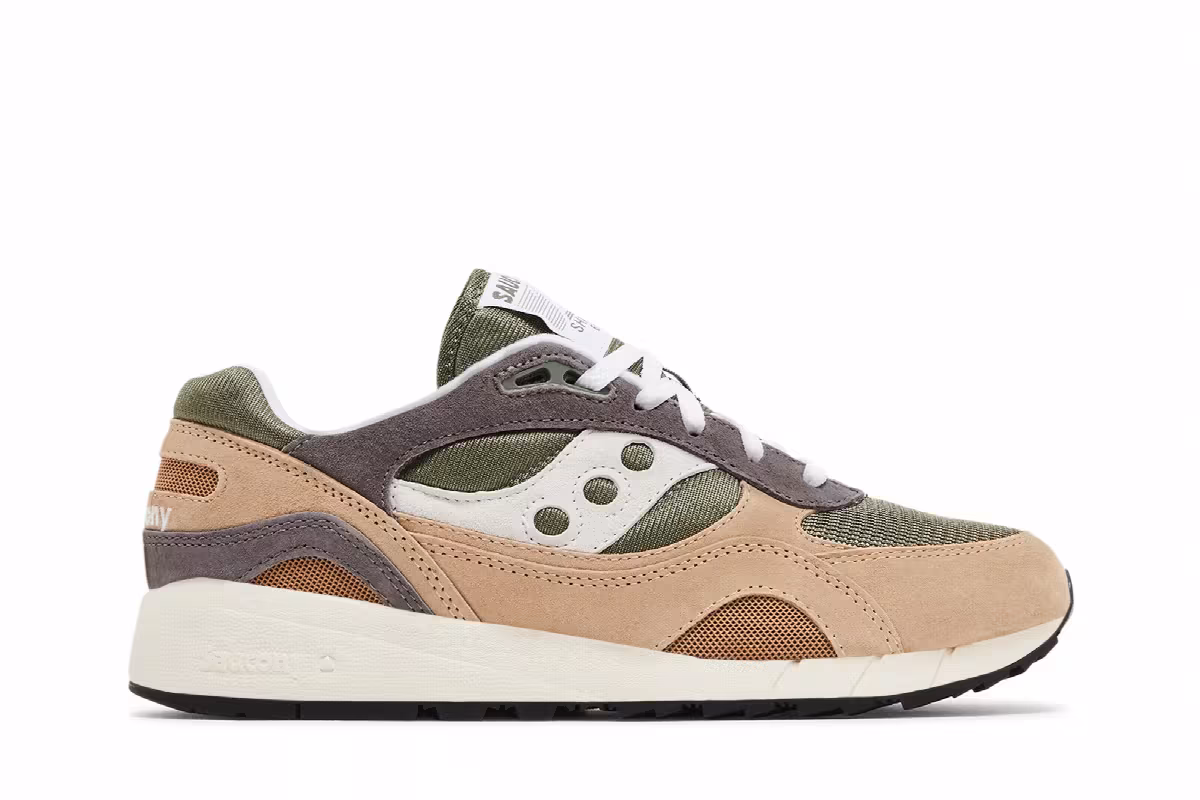 Saucony Shadow 6000 Brown Green, view 2