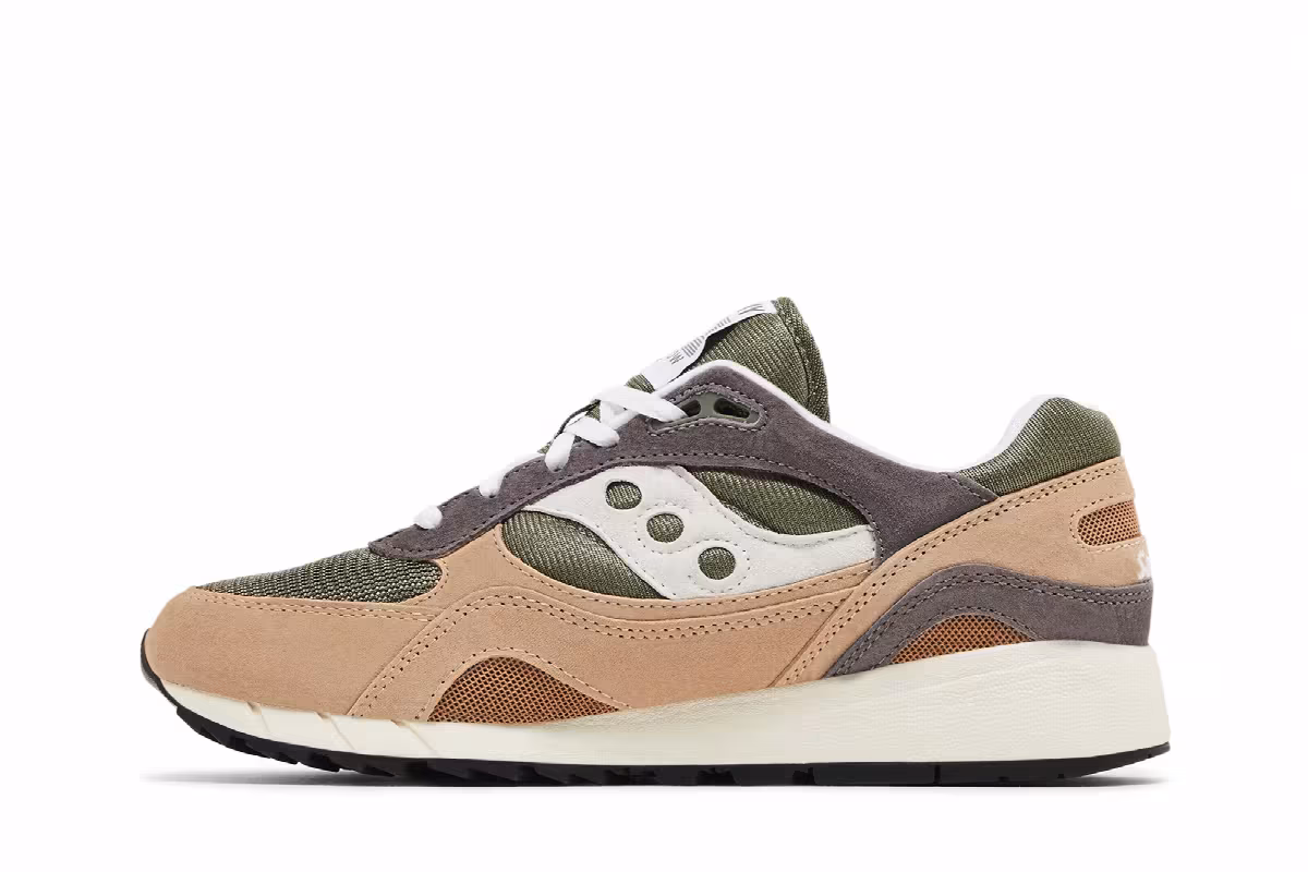 Saucony Shadow 6000 Brown Green, view 4