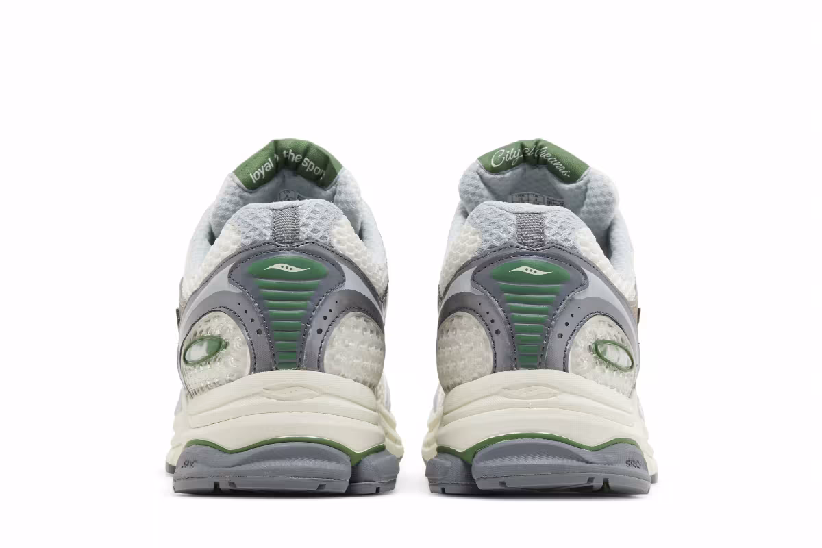 Minted New York x Saucony ProGrid Triumph 4 Cream Green, view 7
