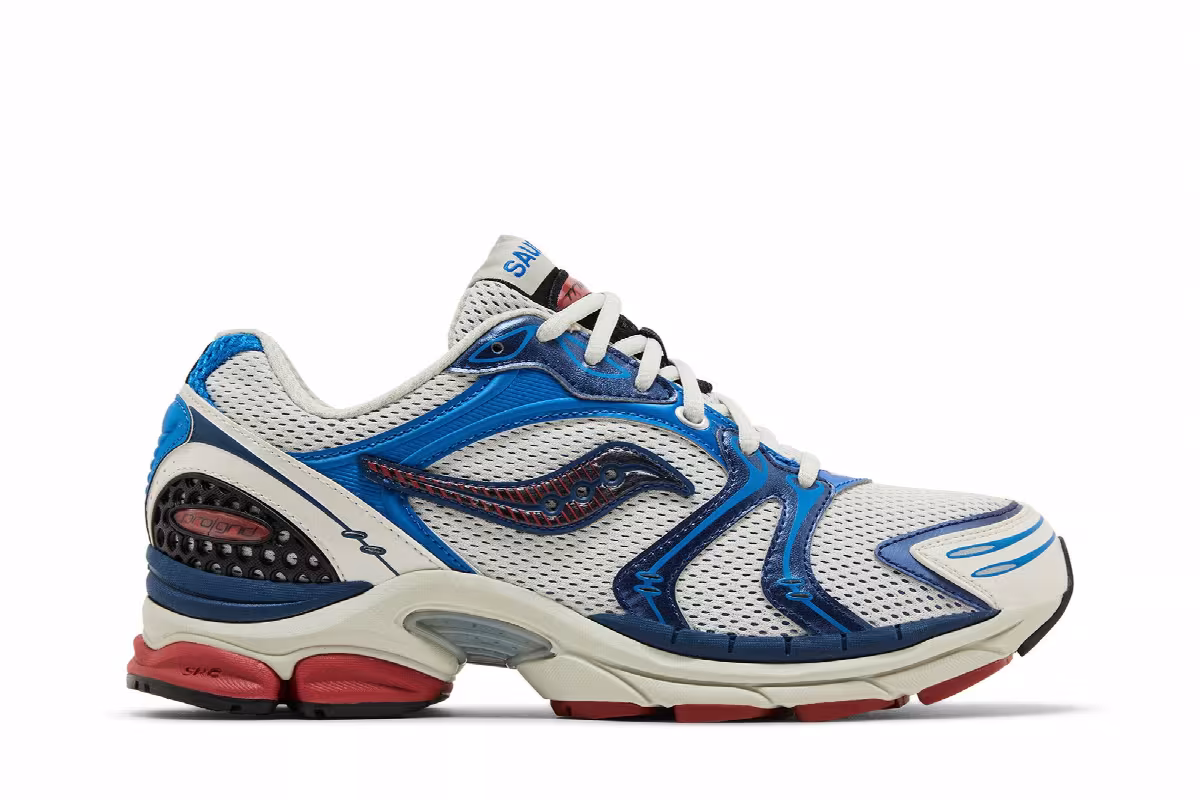 Saucony Progrid Triumph 4 Grey Royal Rust, view 2