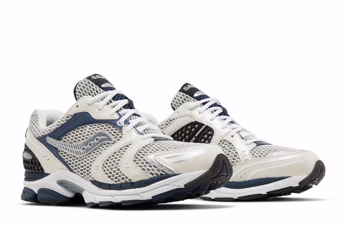 Saucony Progrid Triumph 4 White Navy, view 9