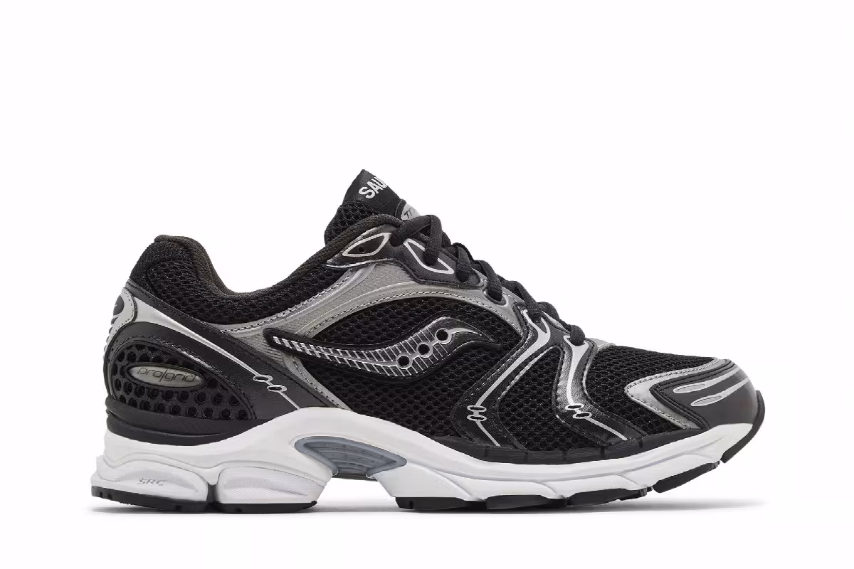 Saucony ProGrid Triumph 4 Heritage  Pack - Black Silver, view 2