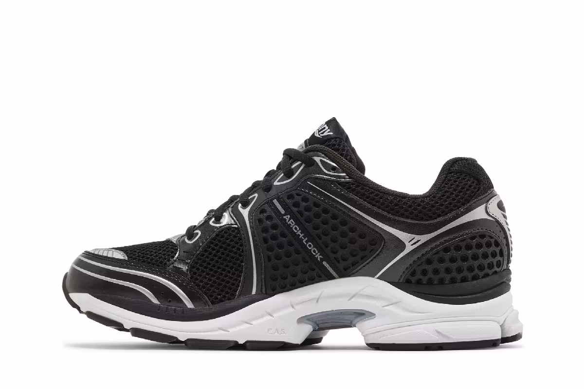 Saucony ProGrid Triumph 4 Heritage  Pack - Black Silver, view 4