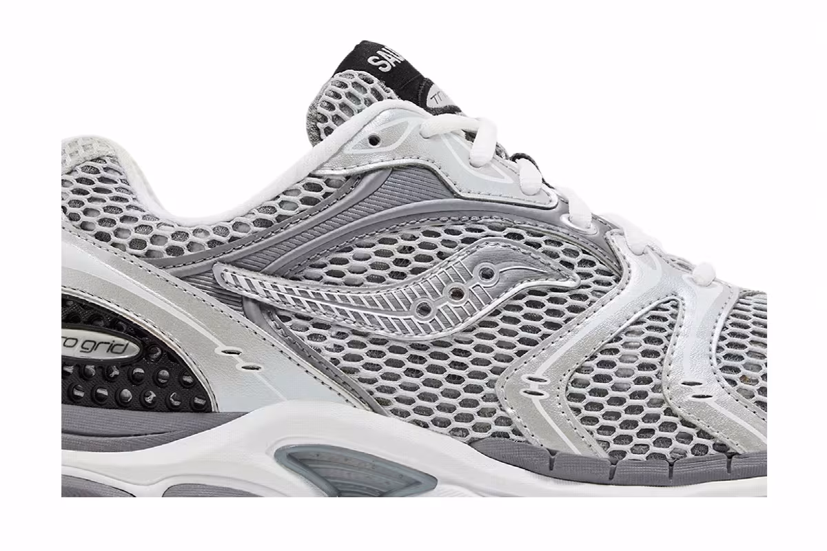 Saucony Progrid Triumph 4 Grey Silver, view 3