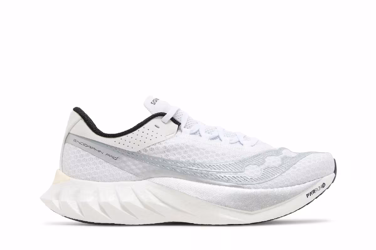 Saucony Endorphin Pro 4 White Silver, view 2
