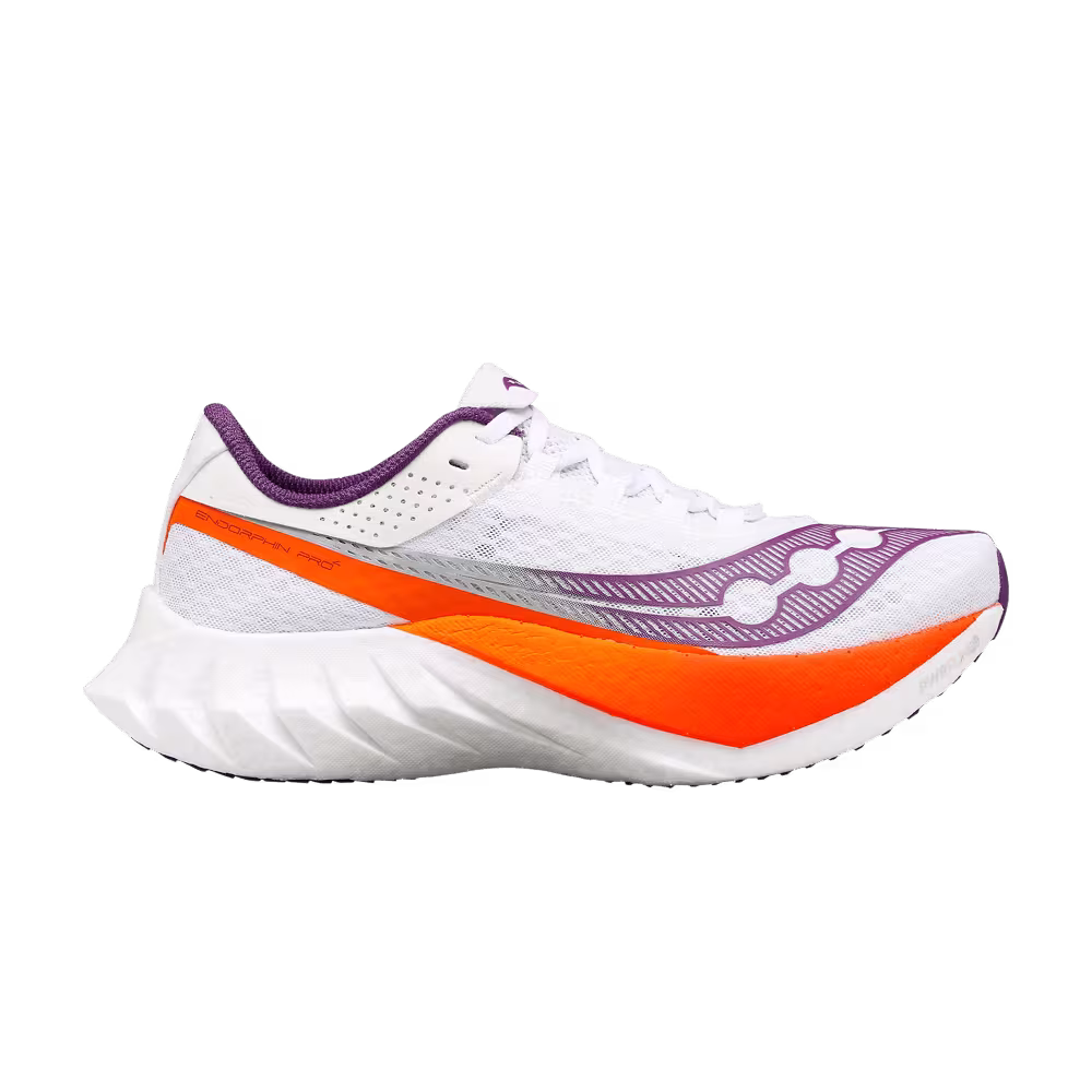Saucony Women's Endorphin Pro 4 White Violet