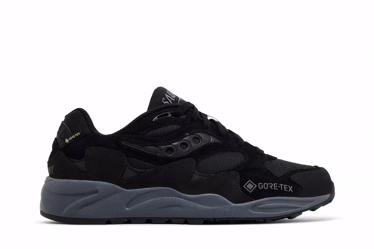 Saucony Grid Shadow 2 GORE-TEX Triple Black, view 2