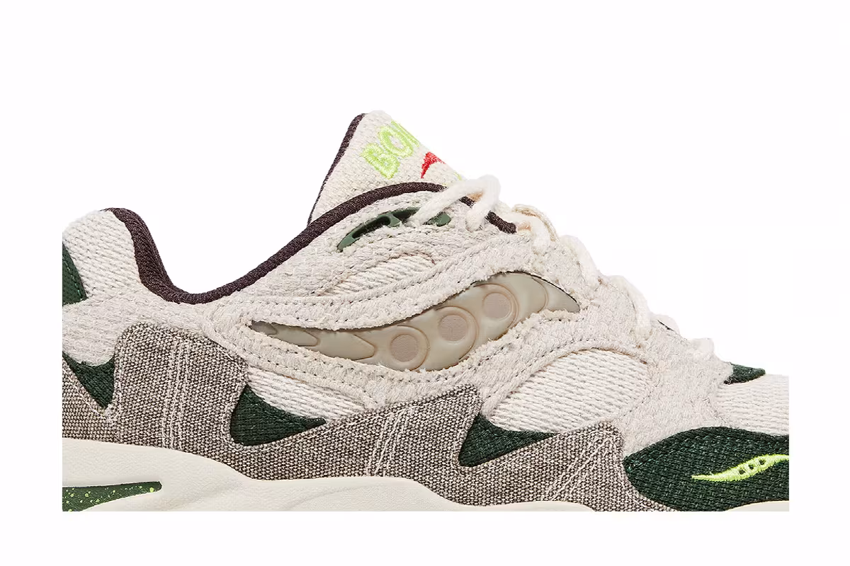 Bodega x Saucony Grid Shadow 2 Jaunt Woven, view 3