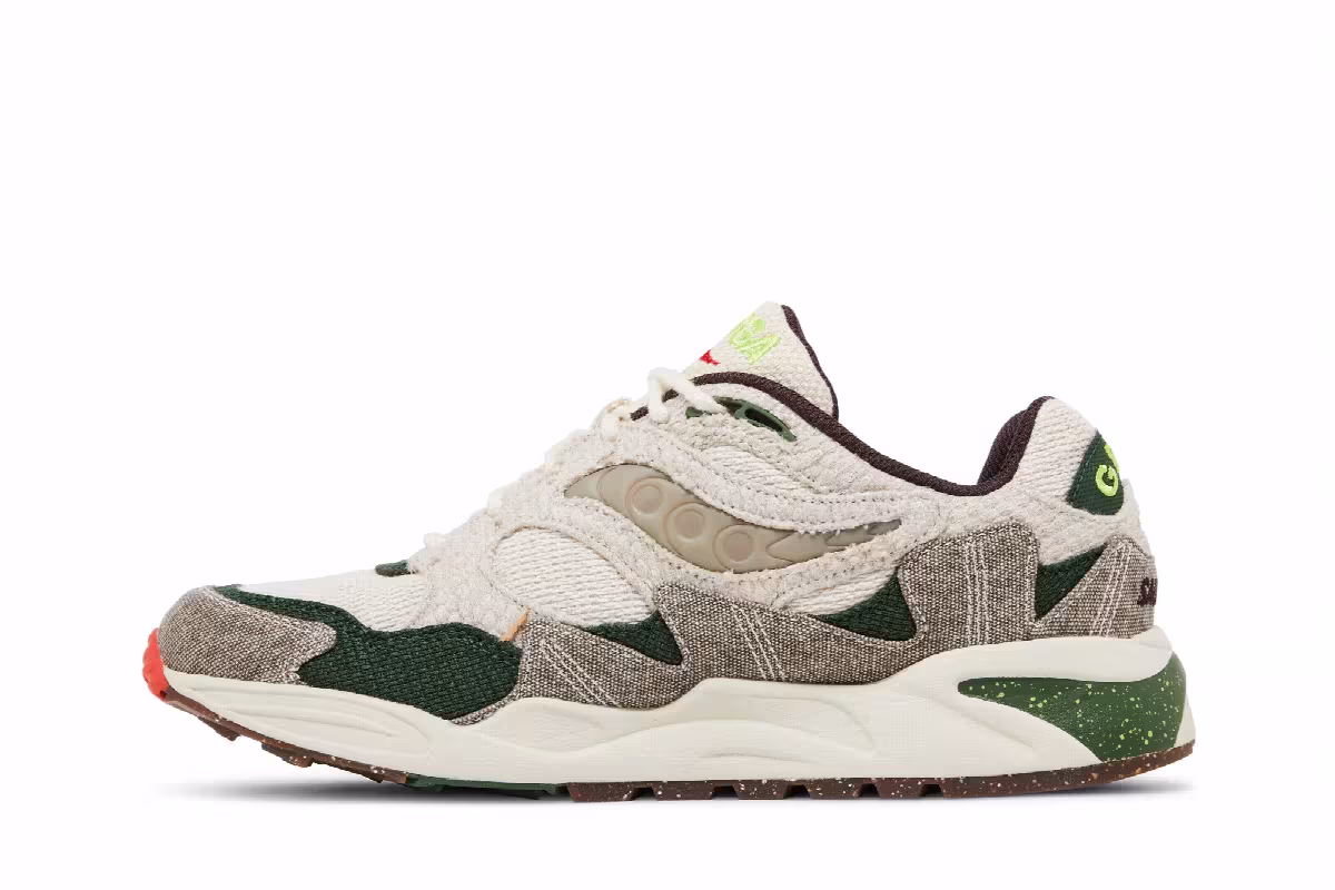 Bodega x Saucony Grid Shadow 2 Jaunt Woven, view 4