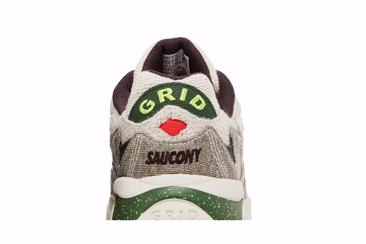 Bodega x Saucony Grid Shadow 2 Jaunt Woven, view 8
