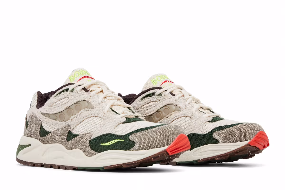 Bodega x Saucony Grid Shadow 2 Jaunt Woven, view 9