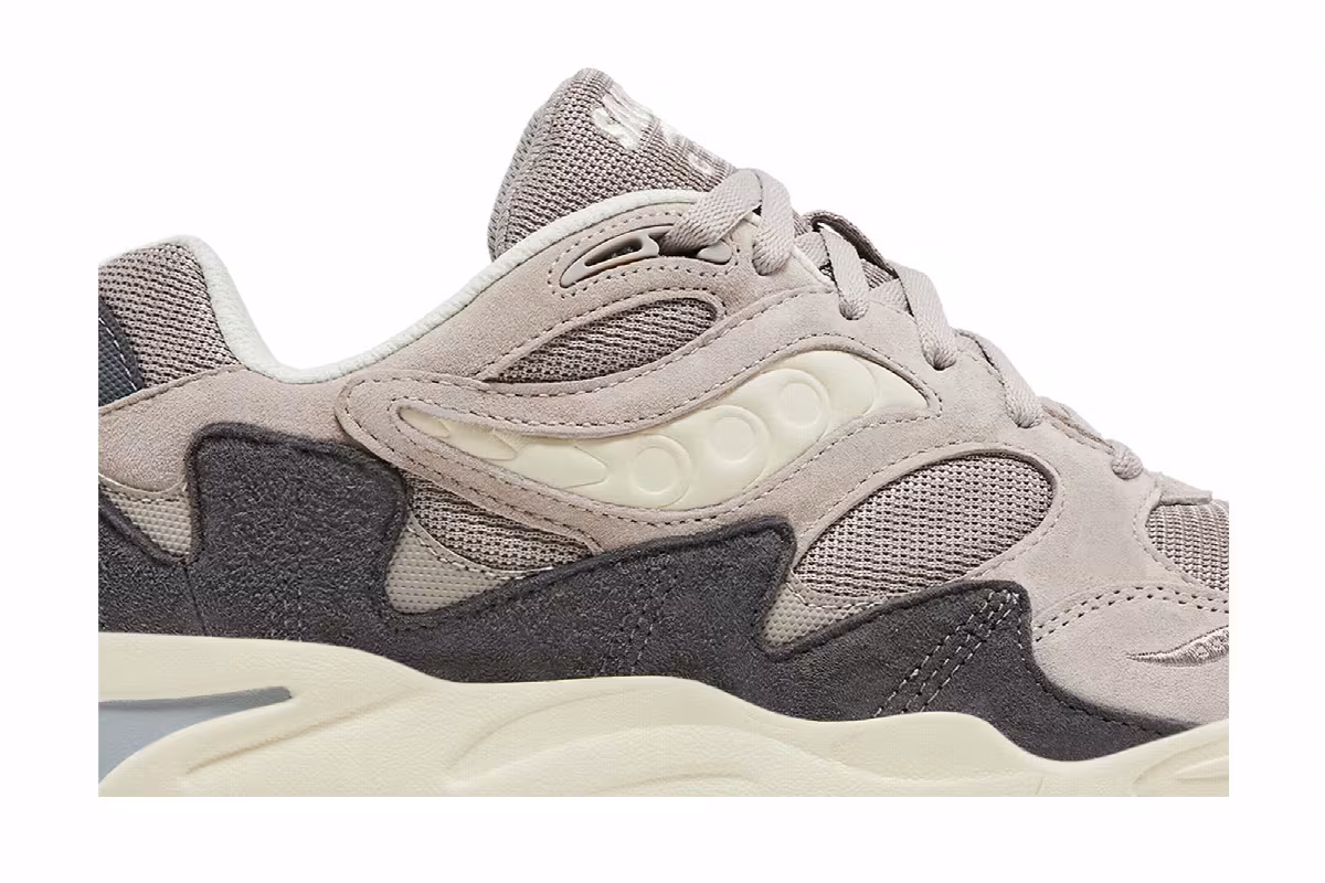 Saucony Grid Shadow 2 Grey Cream, view 3