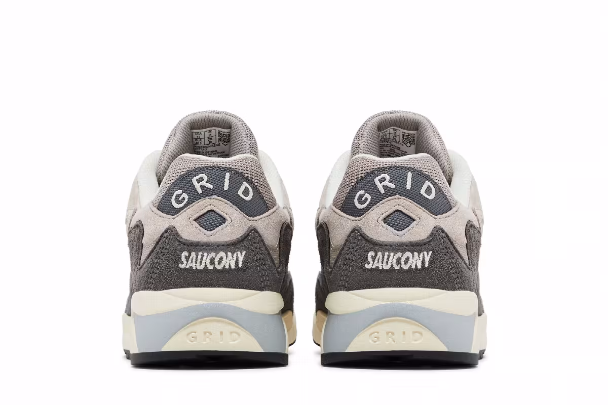 Saucony Grid Shadow 2 Grey Cream, view 7