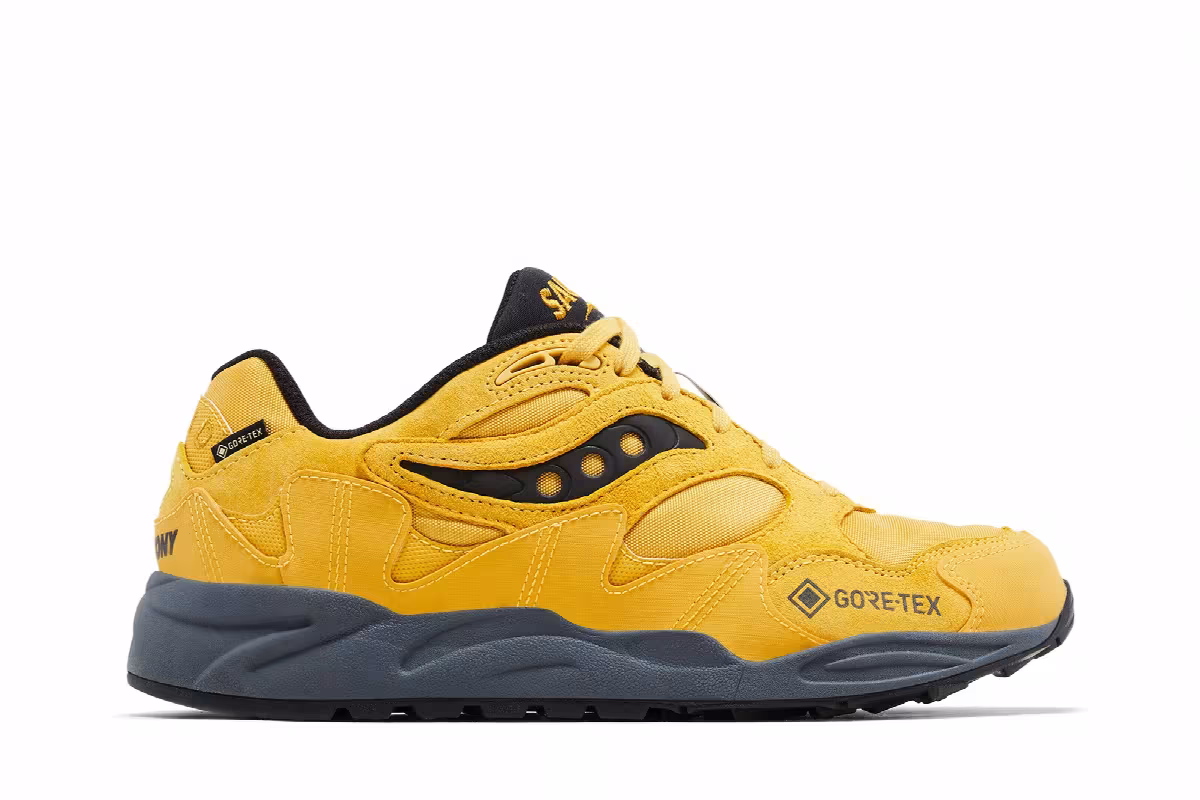 Saucony Grid Shadow 2 GORE-TEX Yellow Black, view 2
