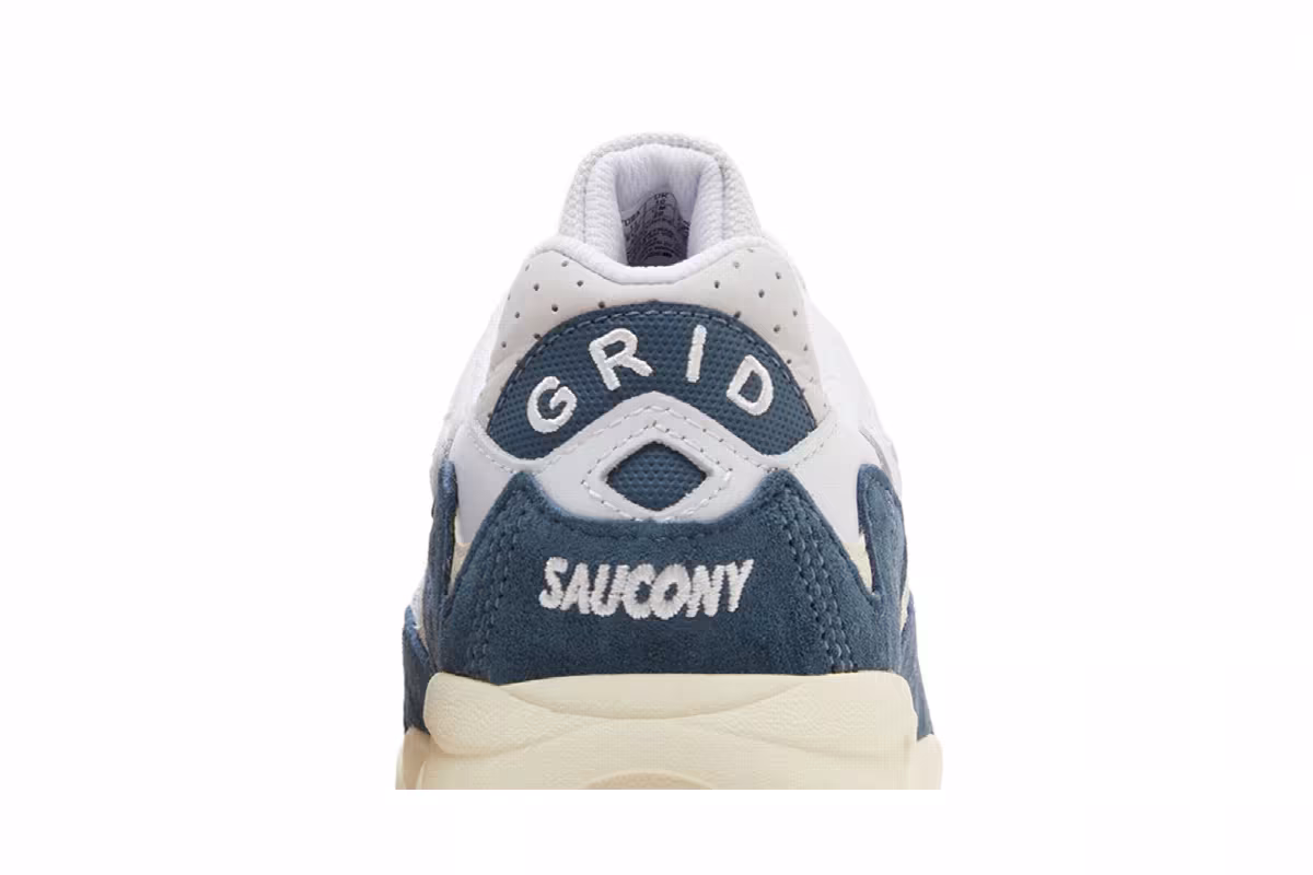Saucony Grid Shadow 2 Ivy Prep - White Navy, view 8