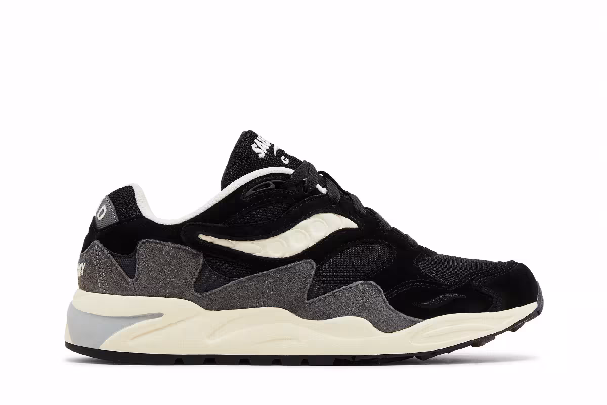 Saucony Grid Shadow 2 Black Cream, view 2
