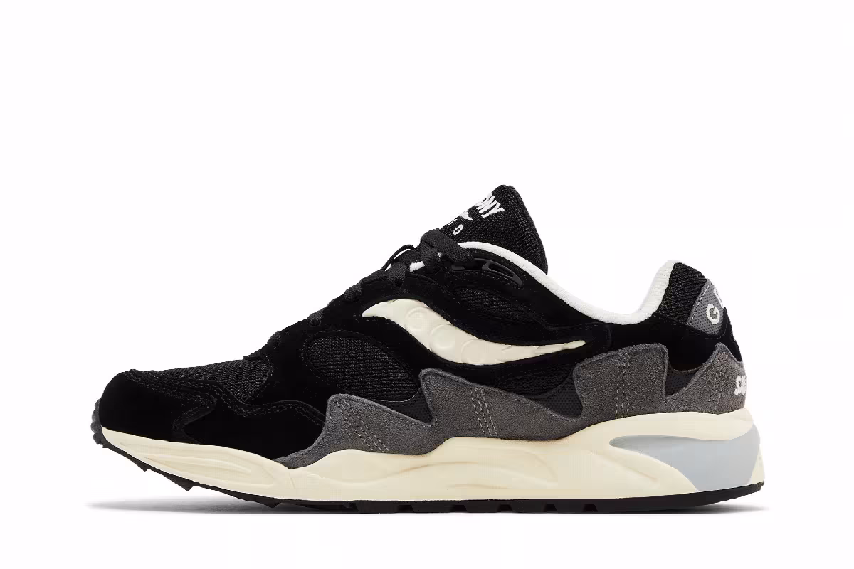 Saucony Grid Shadow 2 Black Cream, view 4