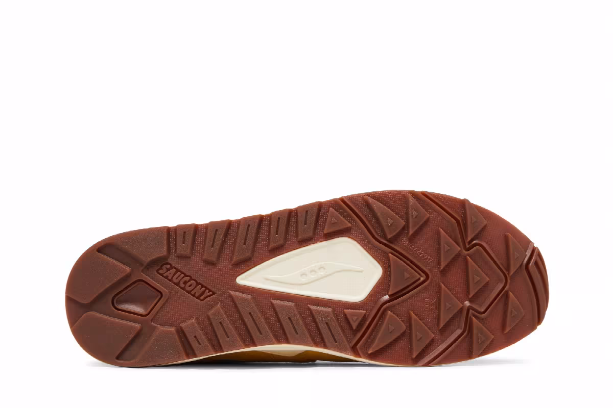 Saucony Grid Shadow 2 Ivy Prep - White Yellow, view 5