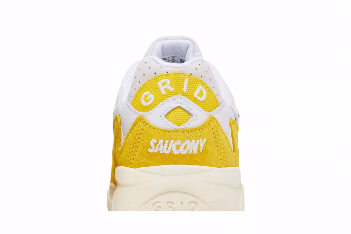Saucony Grid Shadow 2 Ivy Prep - White Yellow, view 8