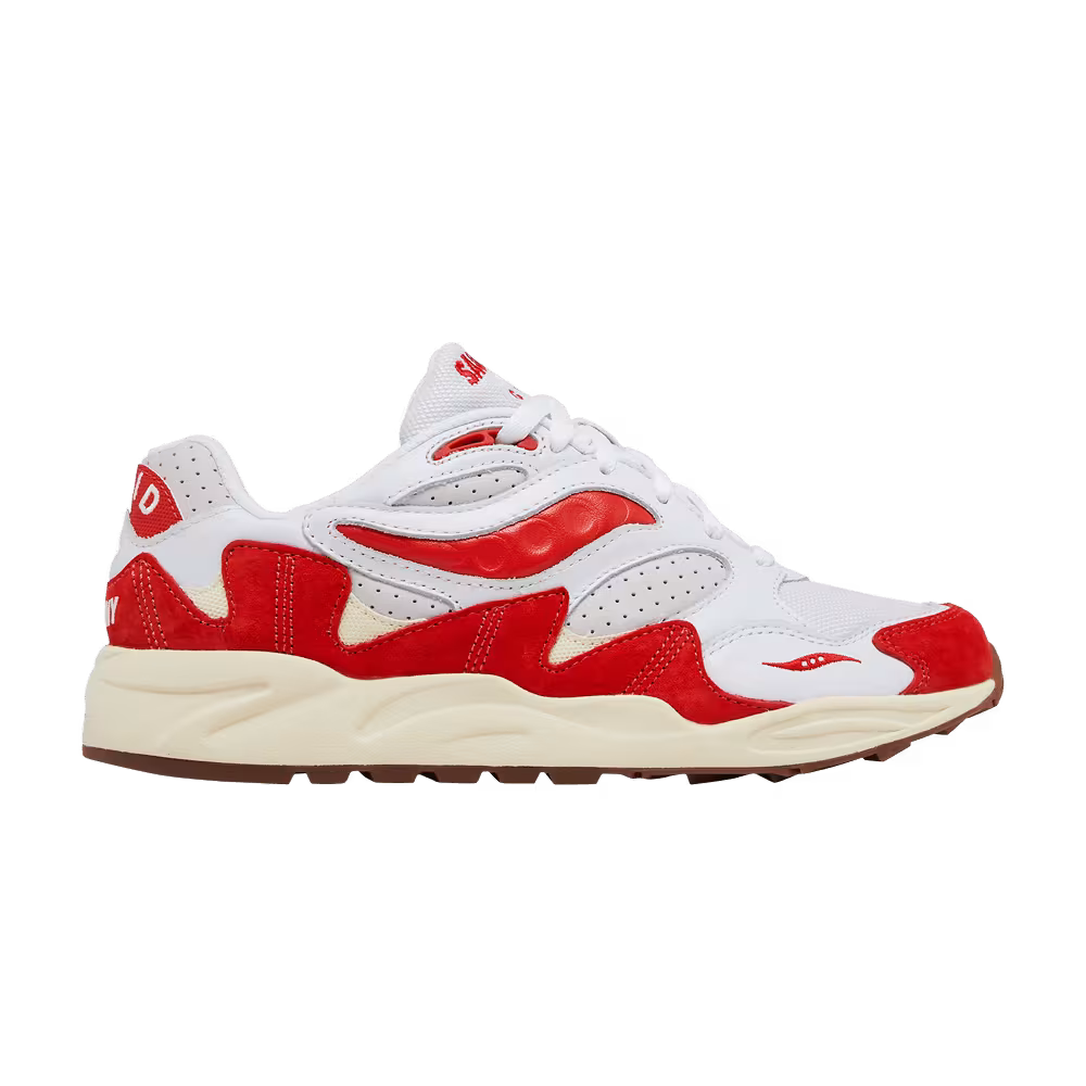 Saucony Grid Shadow 2 Ivy Prep - White Red