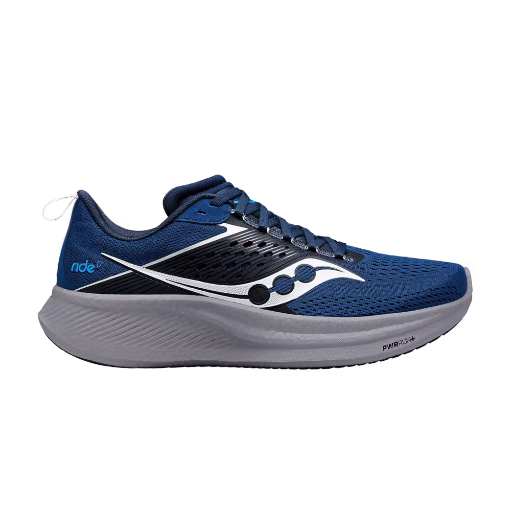 Saucony Ride 17 Wide Tide Silver