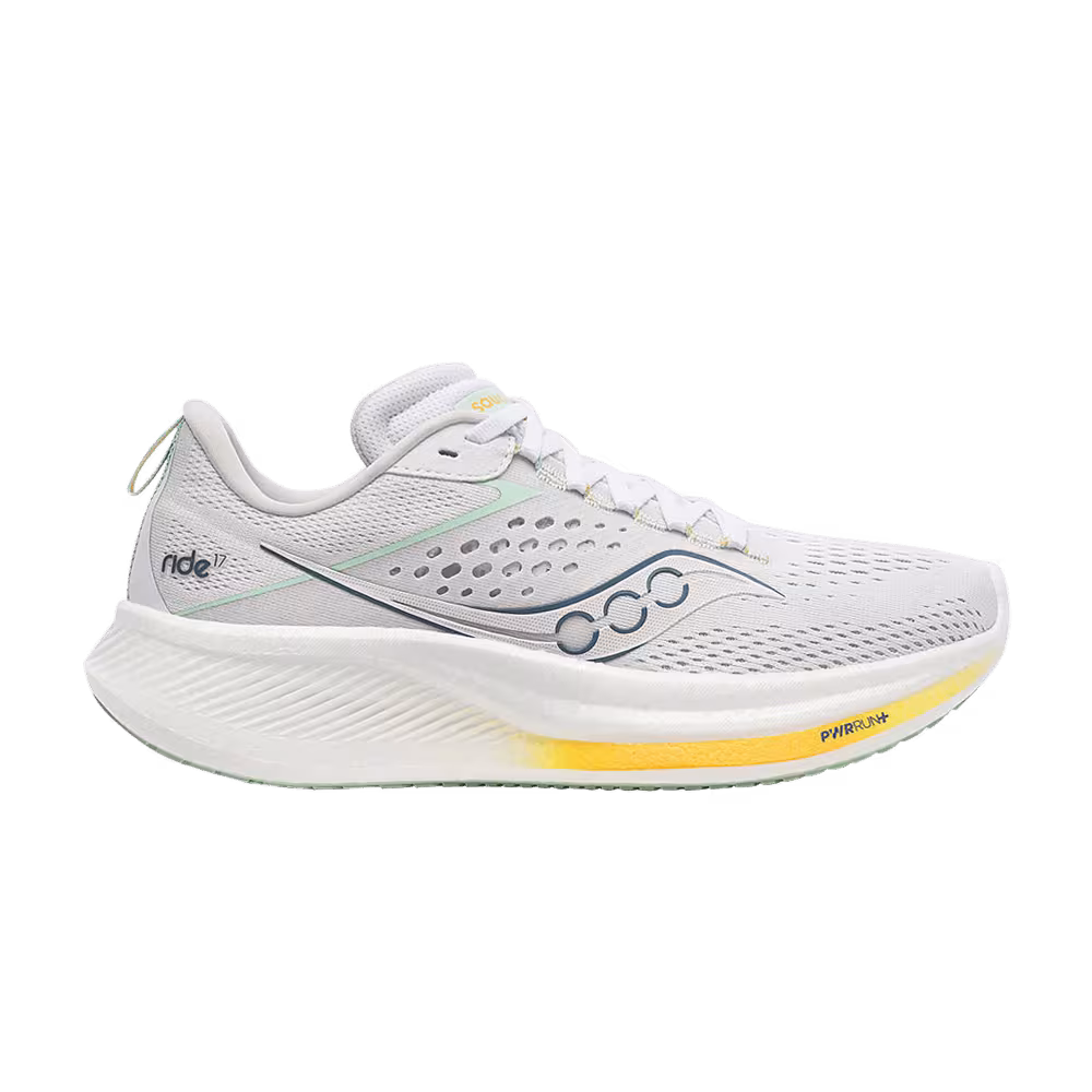 Saucony Women's Ride 17 White Peel