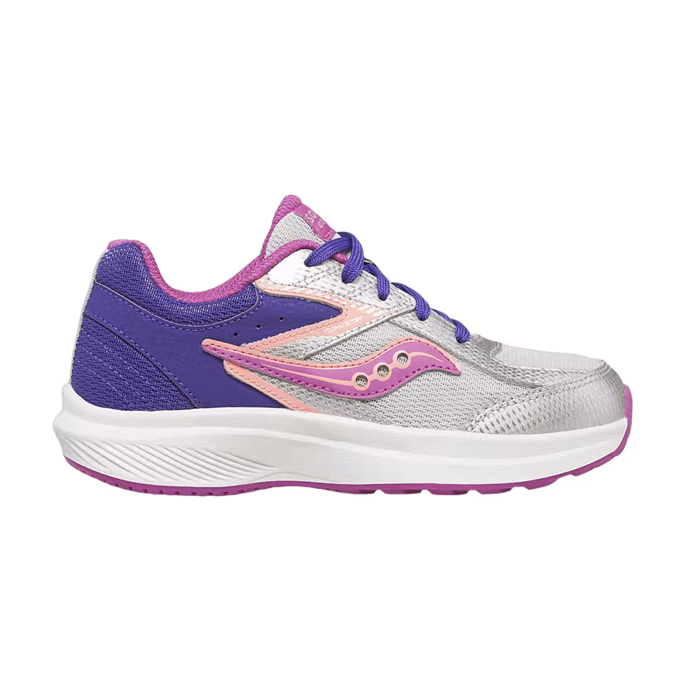 Saucony Cohesion KDZ Big Kid Purple Silver Pink