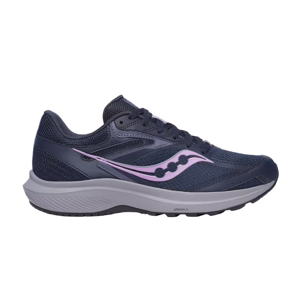 Saucony Women's Cohesion 17 Wide Navy Heather