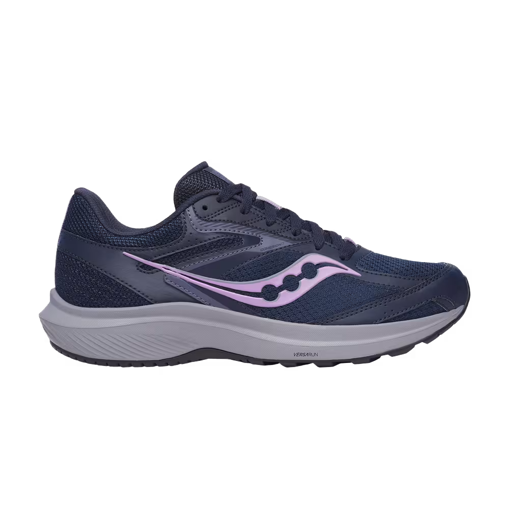 Saucony Women's Cohesion 17 Navy Heather Lilac