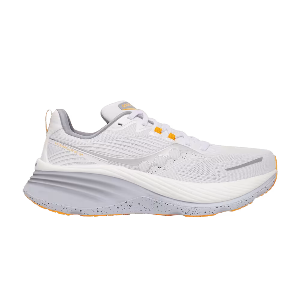 Saucony Hurricane 24 White Cloud Orange