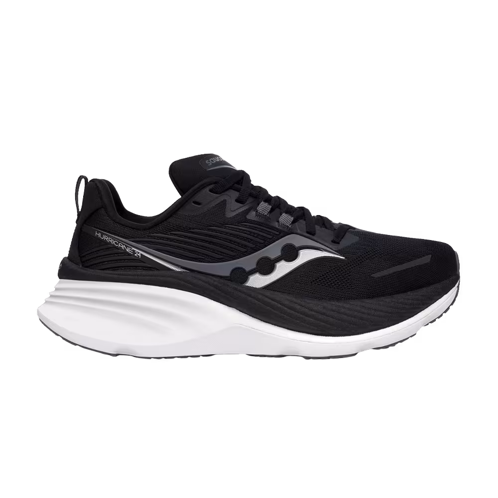 Saucony Women's Hurricane 24 Black Carbon