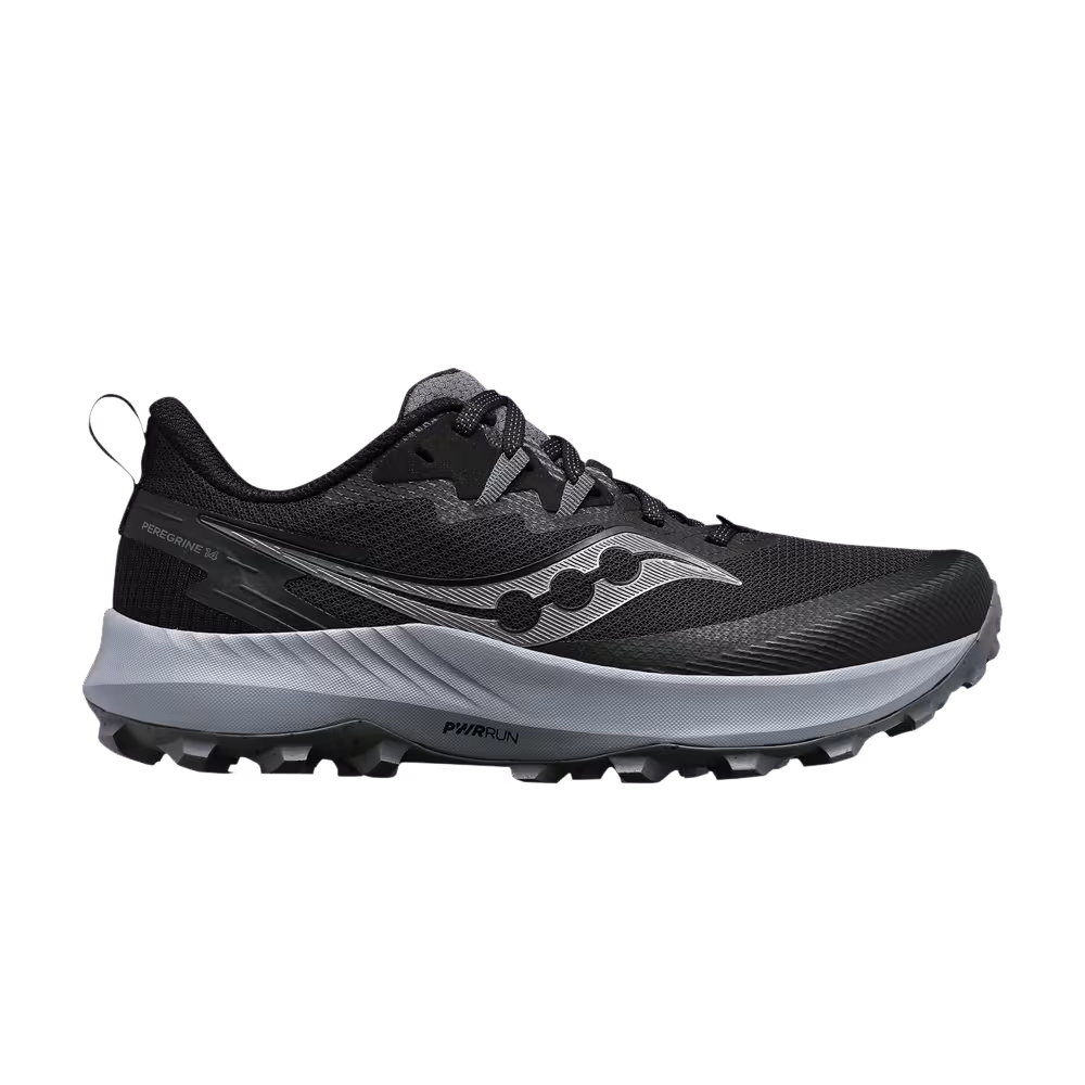 Saucony Women's Peregrine 14 Wide Black Carbon